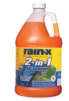 RainX windshield washer fluid.