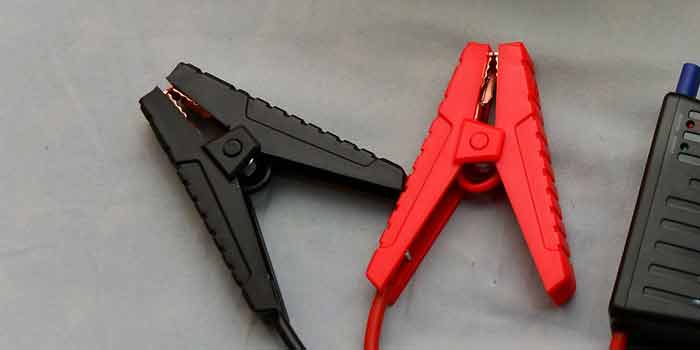 NEXPOW 2000A jump starter clamps, one red, one black