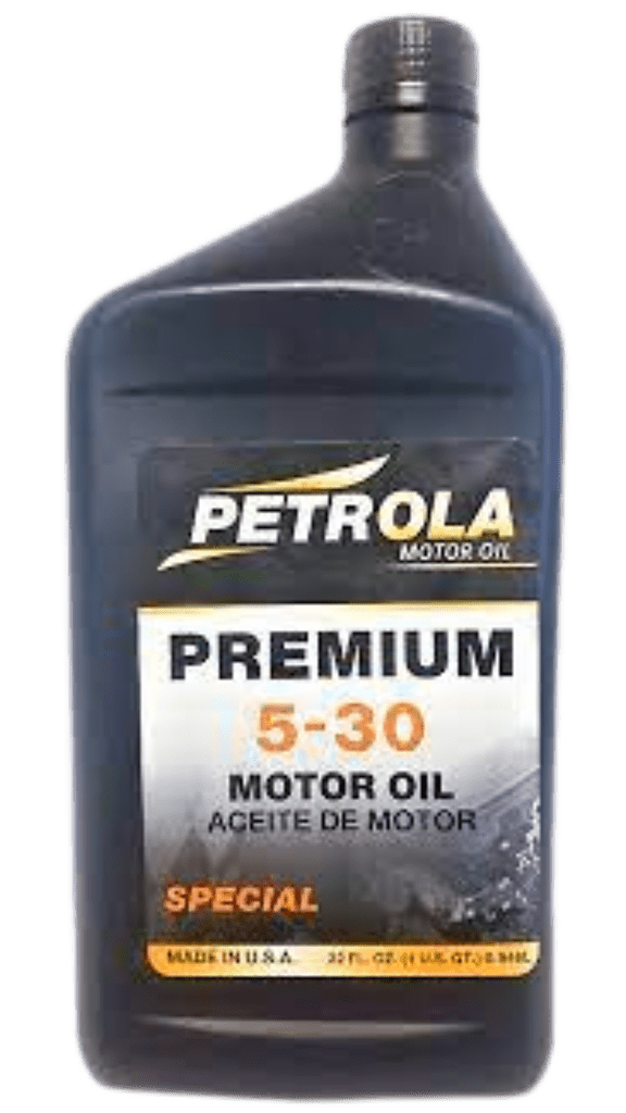 Petrol motor oil bottle