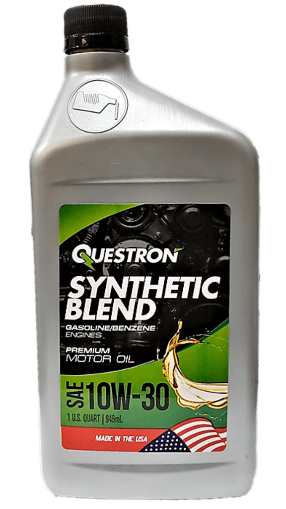 Questron motor oil bottle