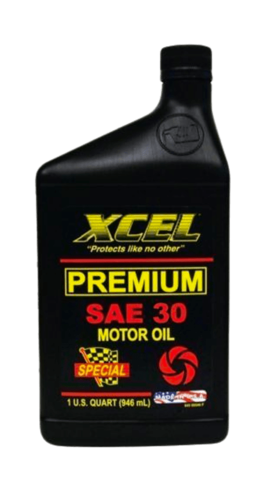 Xcel motor oil bottle